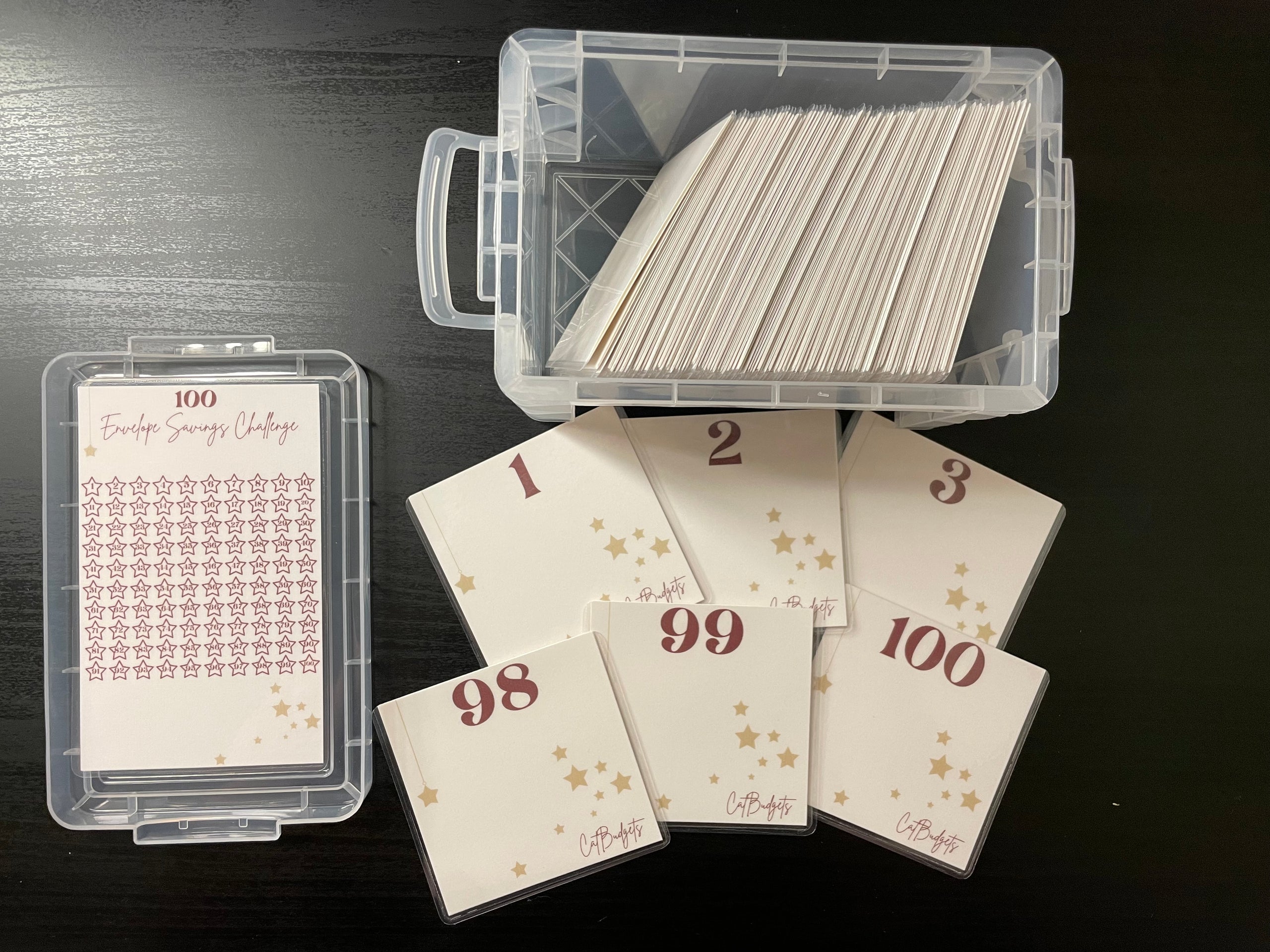 100 Envelope Savings Challenge Box | Be Financially Empowered 100 Envelope Savings Challenge Box | Be Financially Empowered